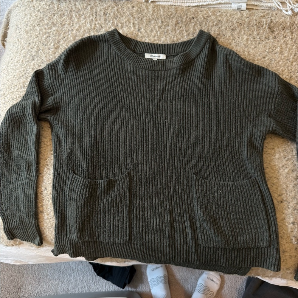 Madewell Women's Olive Green Sweater